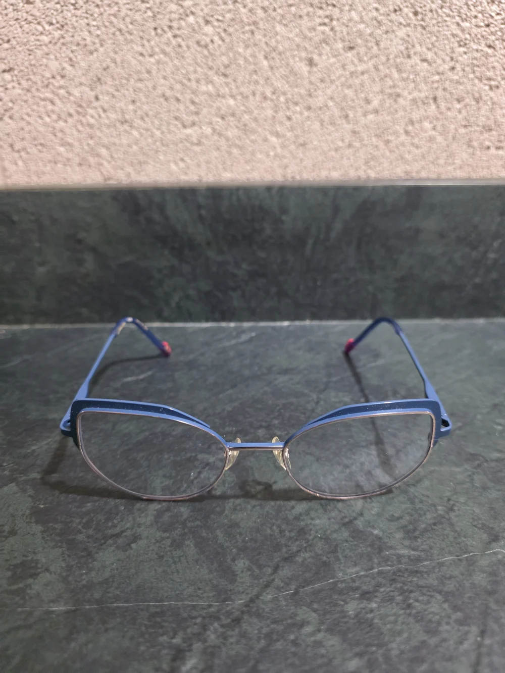 Etnia Barcelona Aleksandra PGBL 51-19-143 Blue Rose Gold Cat Eye Eyeglasses